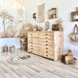 Craft cabinet with drawers