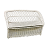 Wicker chest bench