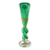 Blown glass vase by Guy Untrauer, signed and dated 1990.