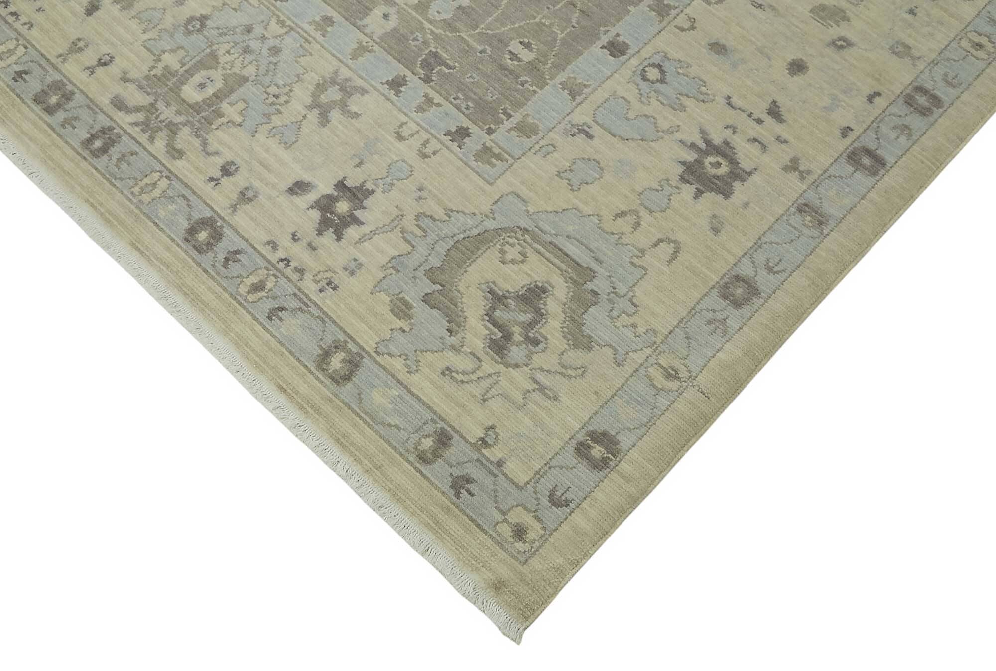 Tapis Oushak turc fait main 256 cm x 346 cm