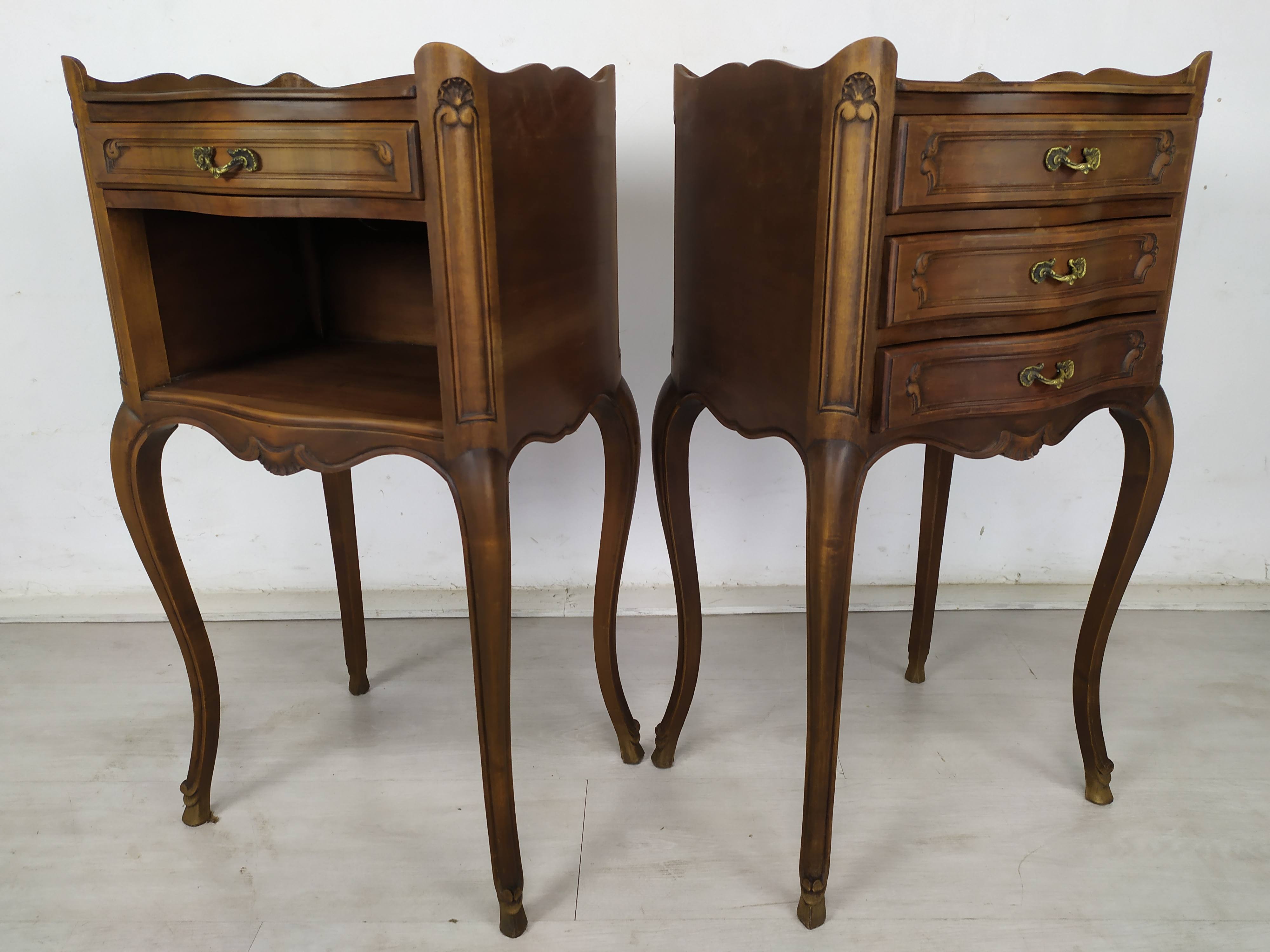 Pair of Louis XV bedside tables