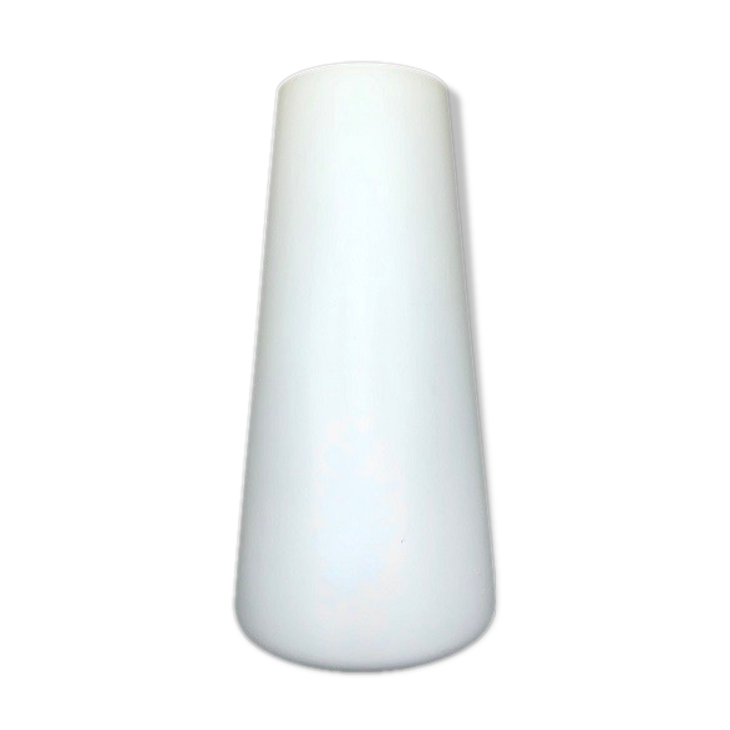 Tulip lampshade in opaline H25 D12 / 7.5 cm