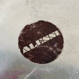 Alessi fruit bowl in openwork silver metal