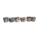 6 coffee cups Digoin Badonviller Sarreguemines