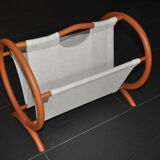 Vintage bamboo magazine holders