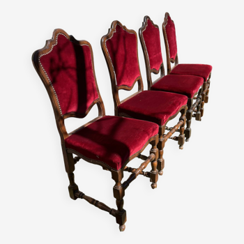 Monastery style chairs x4
