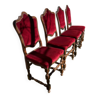 Monastery style chairs x4