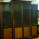 Napoleon III period parquet library in Rio rosewood and lemon tree