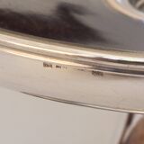 Servant, Cup on foot in white alloy metal, 1st quarter of the 20th century.