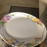 15 multi-colored flower plates
