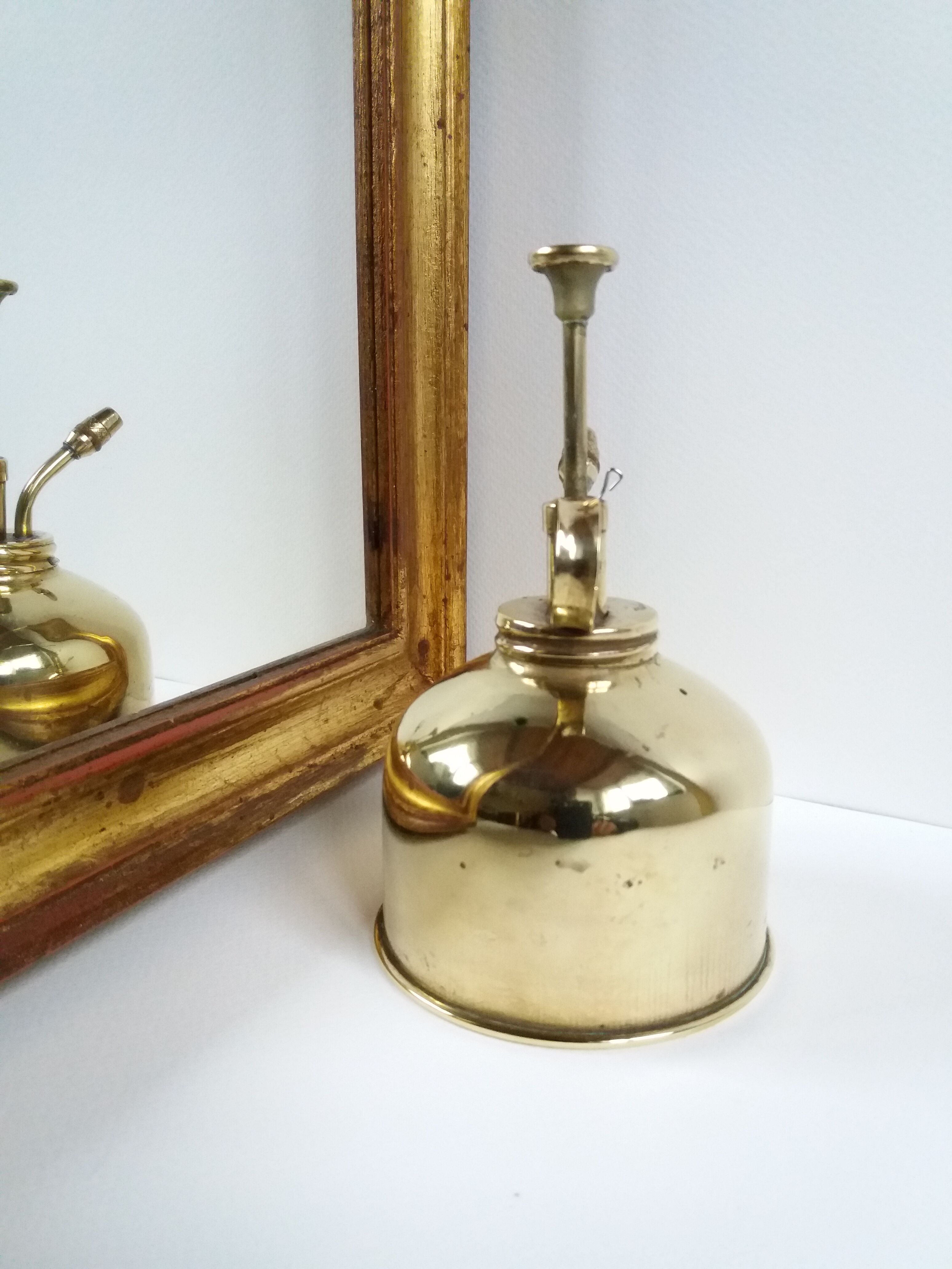 Vintage brass plant spray