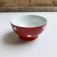 Red bowl with white polka dots in Longchamp ceramic