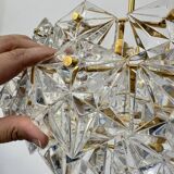 Kinkeldy chandelier with crystal , 1970s