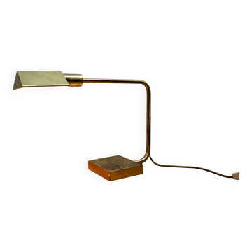 Lampada da scrivania in ottone anni '70