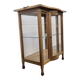 Vintage wooden bar cabinet / display case / shelf