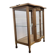 Vintage wooden bar cabinet / display case / shelf