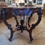 Napoleon III middle table in mahogany