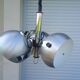 Suspension Lustre Space Age 1970 Eyeball Massive Art Belgium brushed aluminium