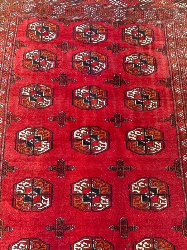Vintage carpet afghan boukhara 114x170 cm