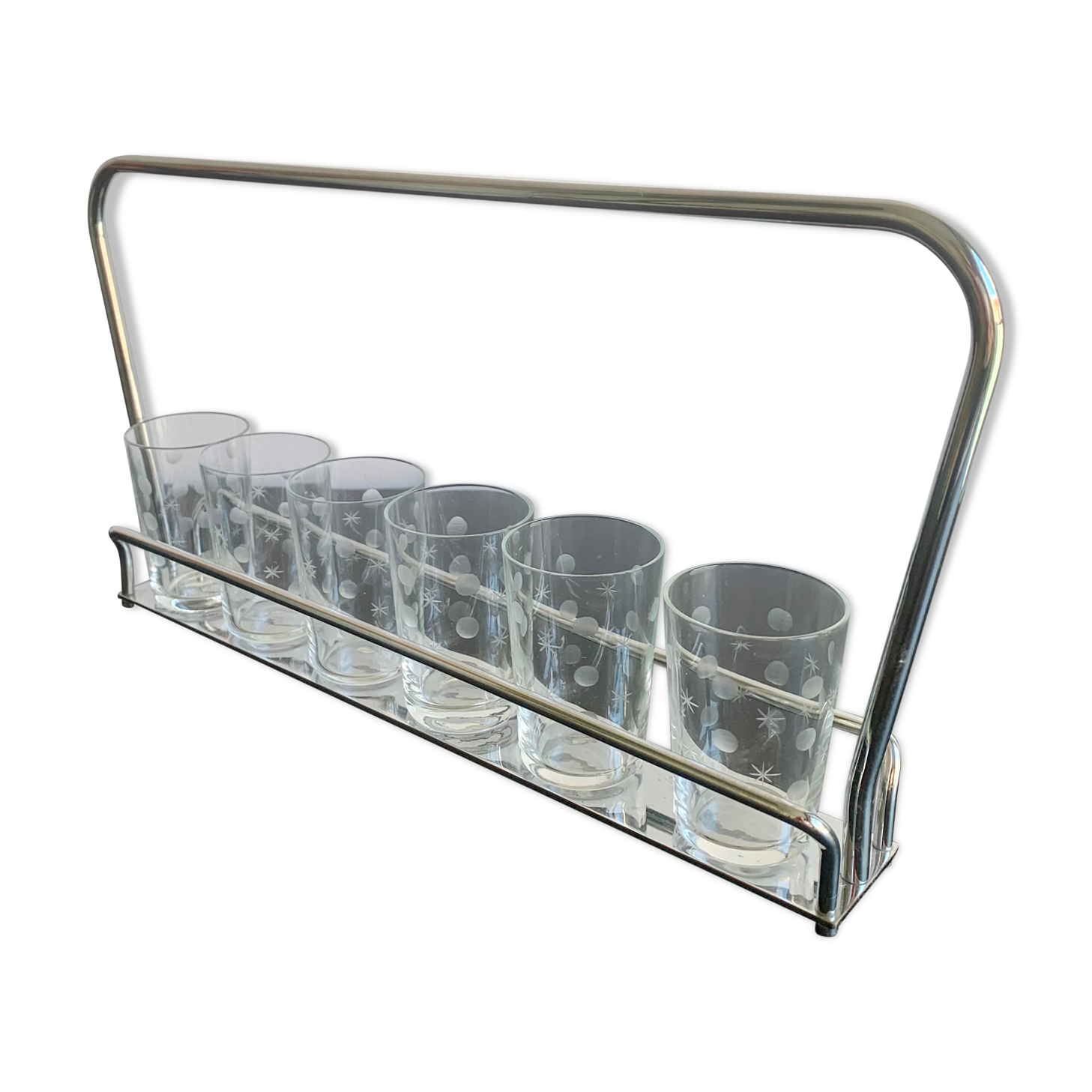 Set of 6 glasses,  1960s