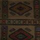 Vintage Turkish kilim, handwoven, 173x236 cm.