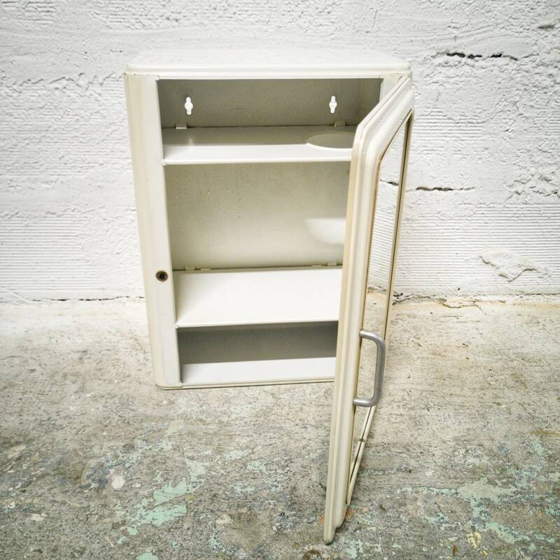 Metal bathroom cabinet