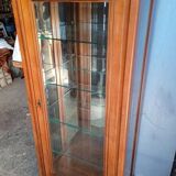Louis Philippe cherry wood display case 180 cm