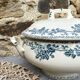 Earthenware soup tureen Ets Debray service Guadeloupe