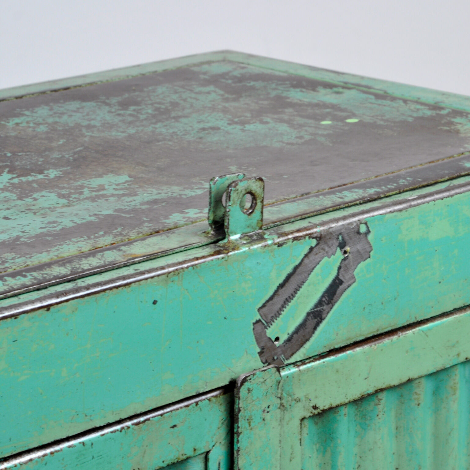 Industrial Iron Cabinet, 1960s