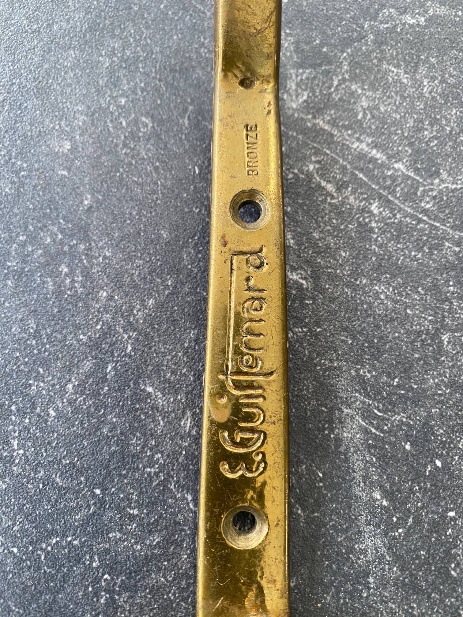 Pair of Guillemard bronze mermaid wall lights