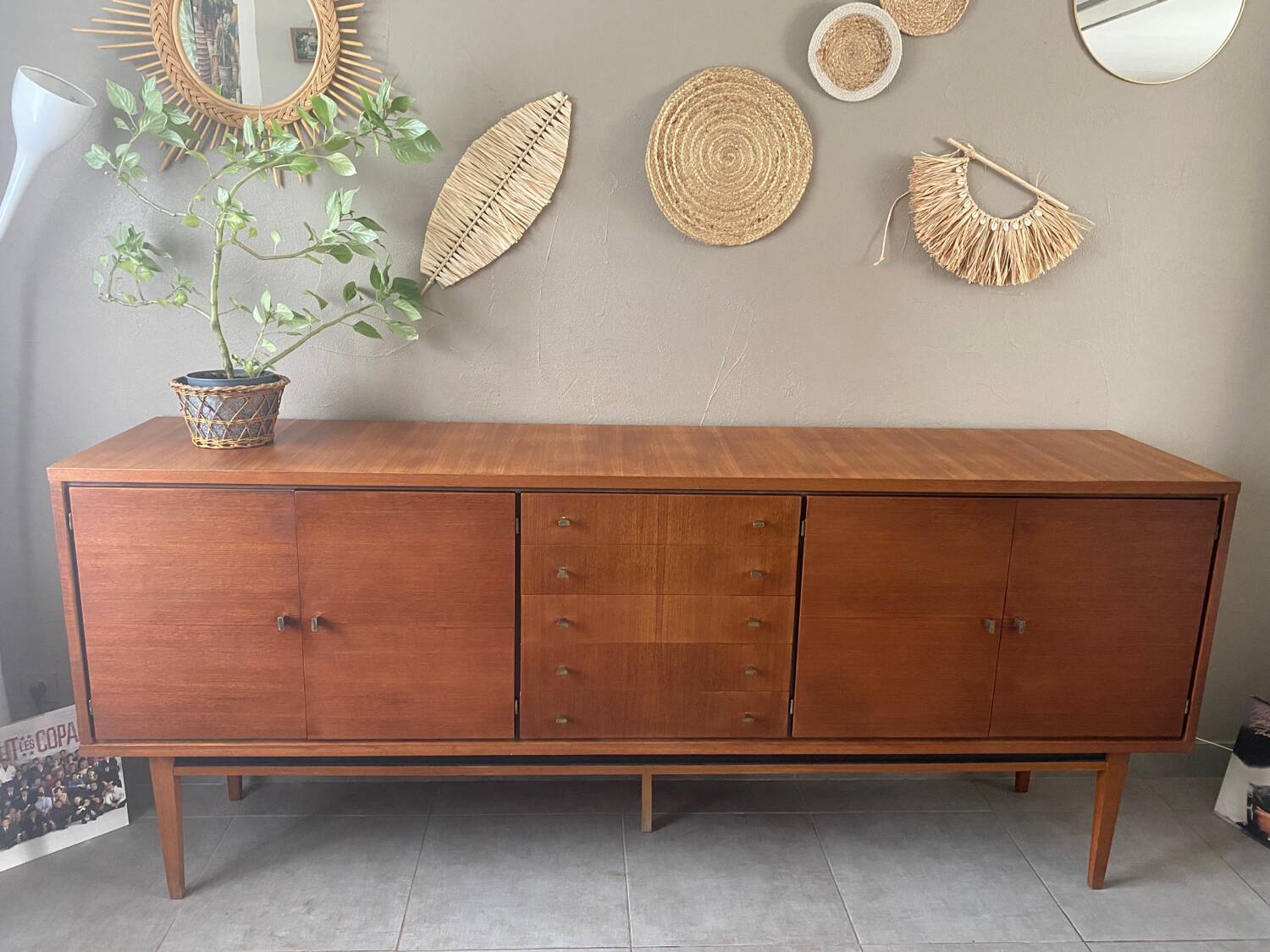 Vintage scandinavian sideboard