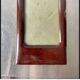 Antique  Art Deco Mahogany Wooden Frame  22.5 cm x 13.5 cm  convex glass