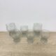 Set of 6 vintage drink glasses Ravenhead Siesta by Hardie Williamson , 1970