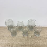 Set of 6 vintage drink glasses Ravenhead Siesta by Hardie Williamson , 1970