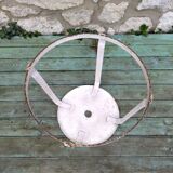 Industrial metal stool