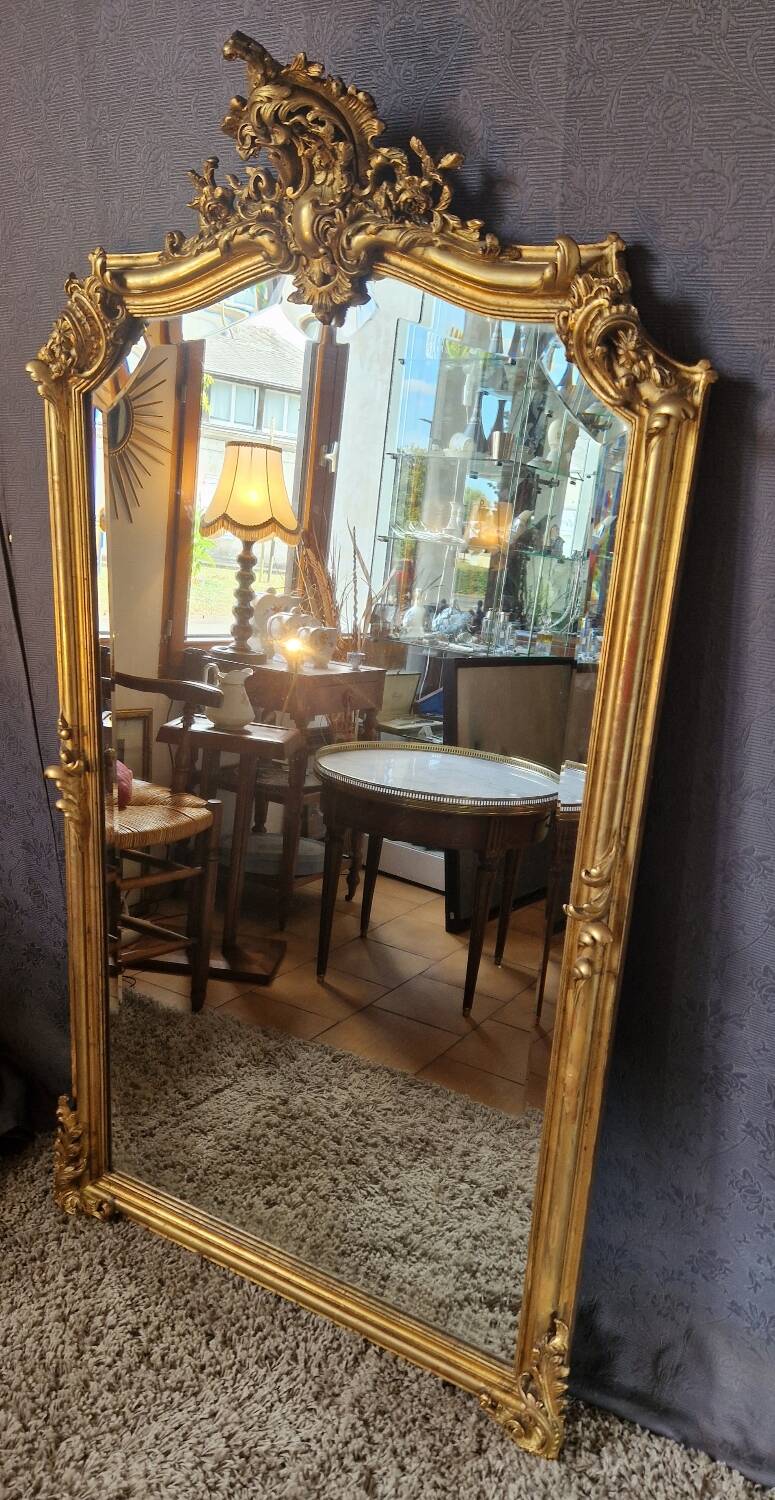 Golden Louis XV mirror