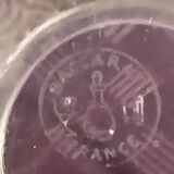 Art deco crystal vase signed Baccarat