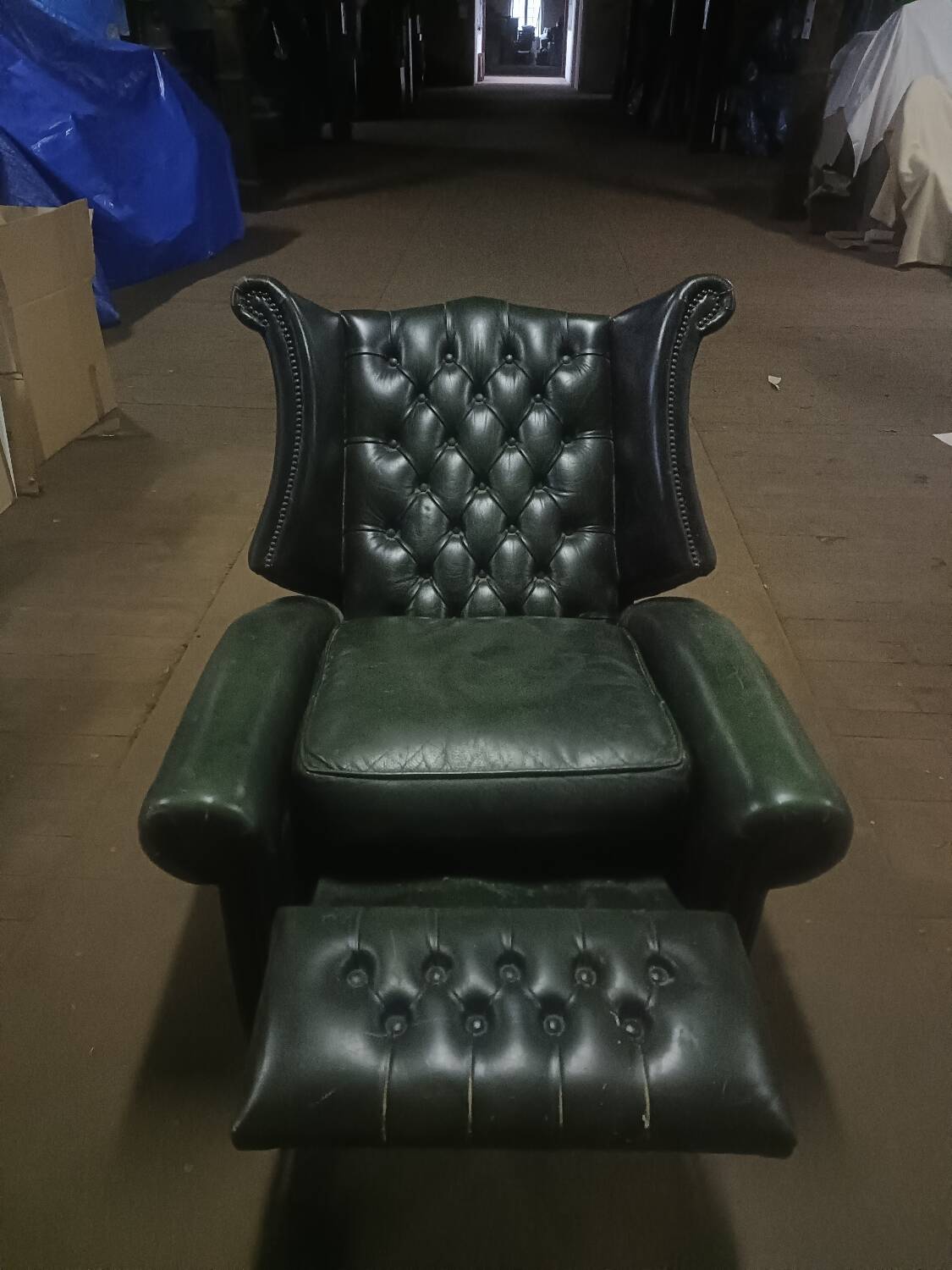 Fauteuil a système Chesterfield
