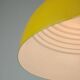 Lampe vintage restaurée en métal jaune, années 80