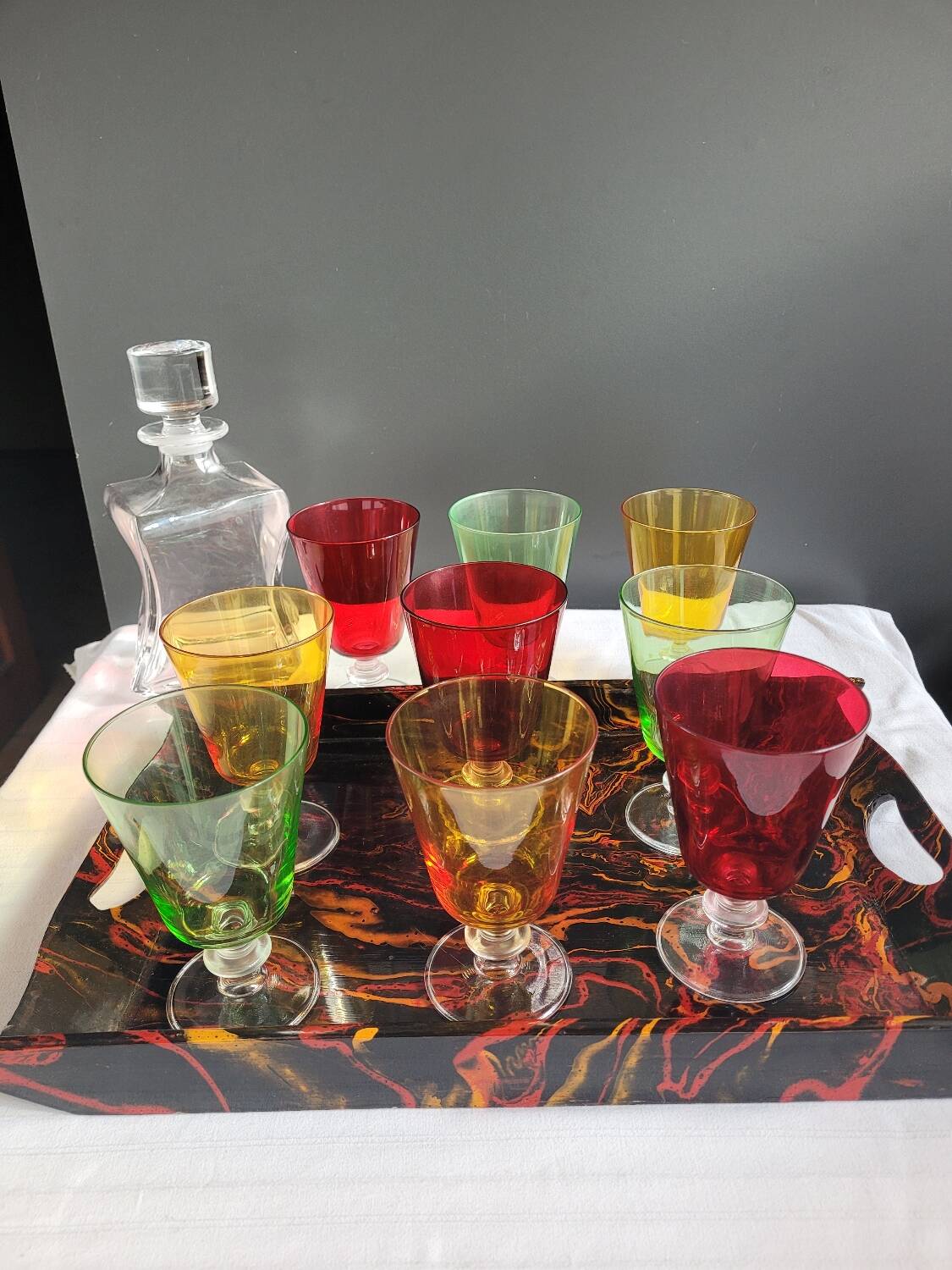 Stemmed glasses