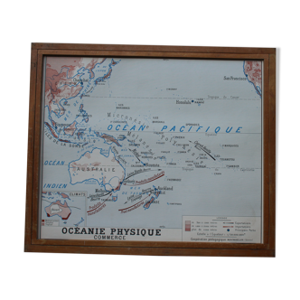 Affiche pédagogique géographie Océanie
