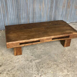 Solid oak coffee table