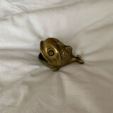 Cendrier en forme de poisson en bronze