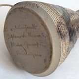 Stoneware signed Jean Claude Courjault lamp