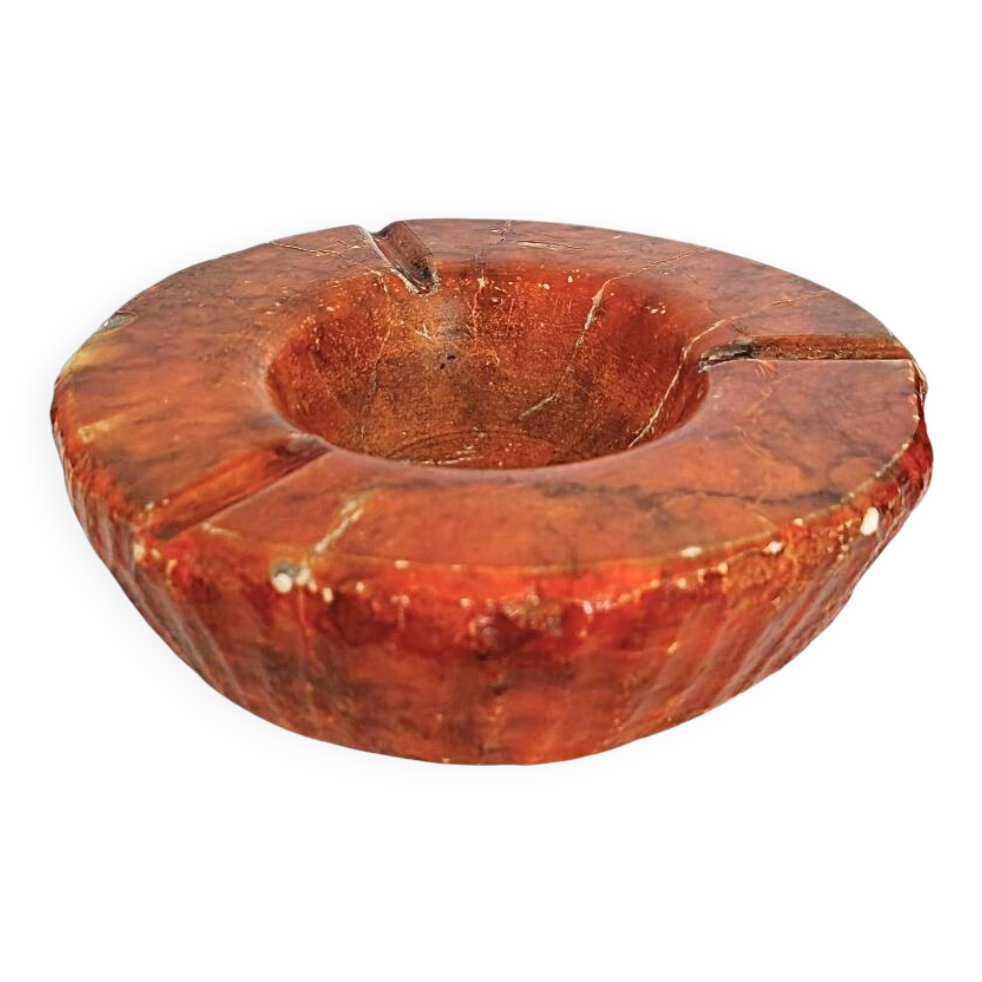 Cendrier rouge Romano Bianchi