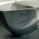 Vintage polished metal fruit bowl