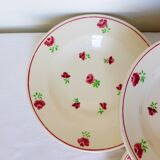 4 Badonviller soup plates 210748