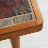 Teak and ceramic coffee table by Britt Sallingboe, Set of 2