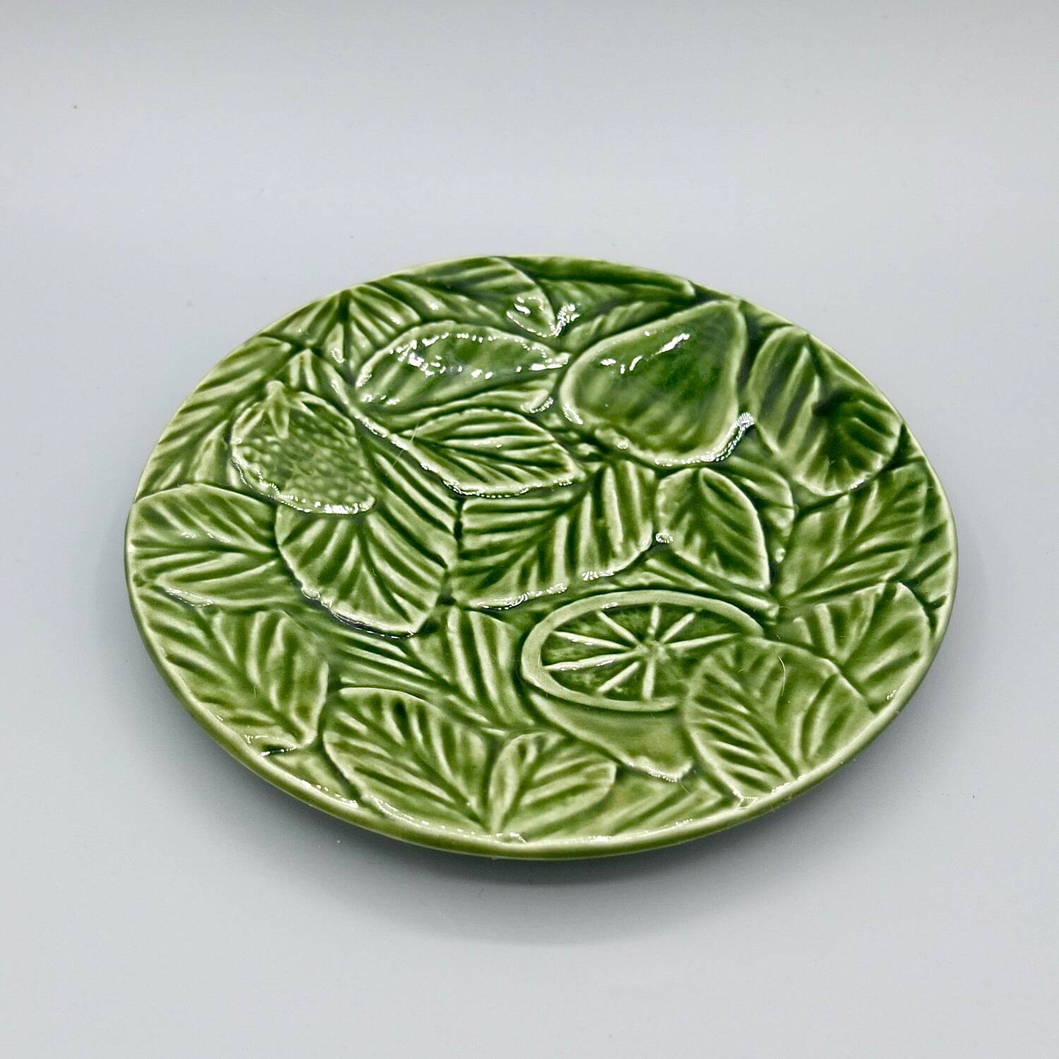 Small Vintage Portuguese Majolica Plate