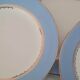 Flat Plates in Faience Café Gilbert by Moulin des Loups Vintage